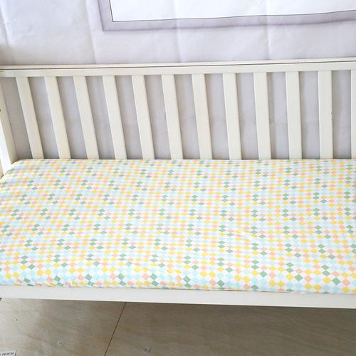 婴儿床全棉床笠床单宝宝母婴用品ins儿童卡通床套床罩